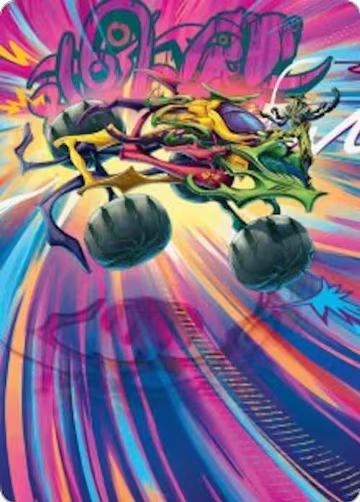 Thunderous Velocipede Art Card (43), Art Series: Aetherdrift — Magic card price