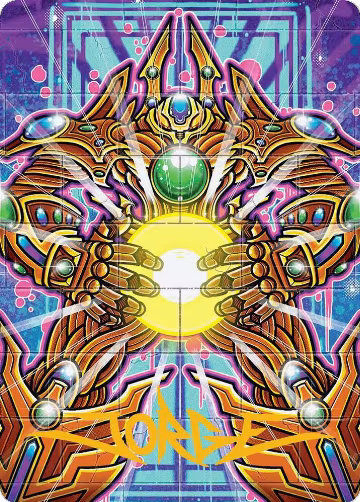 Brightglass Gearhulk Art Card (Gold-Stamped Signature) (53), Art Series: Aetherdrift — Magic card price