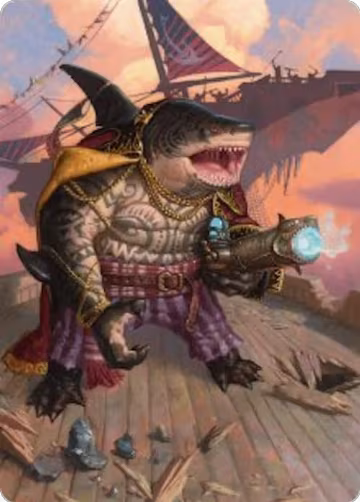 Captain Howler, Sea Scourge Art Card (4/54) (4), Art Series: Aetherdrift — Magic card price