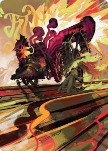 Rocketeer Boostbuggy Art Card (49), Art Series: Aetherdrift — Magic card price
