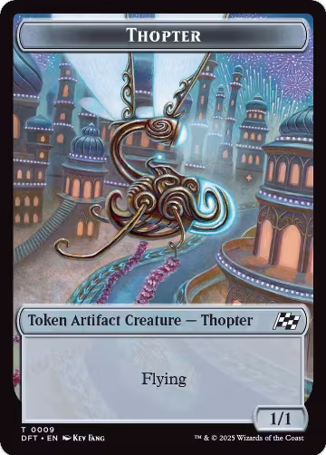 Thopter (0009) // Treasure Double-Sided Token (9 // 11), Aetherdrift — Magic card price