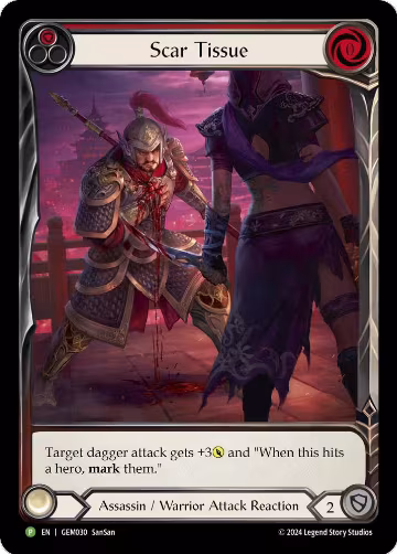Scar Tissue (Red) (GEM030), GEM Pack 1 — Flesh & Blood card price