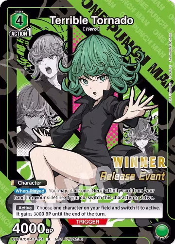 One Punch Man Release Event Cards — Union Arena set prices