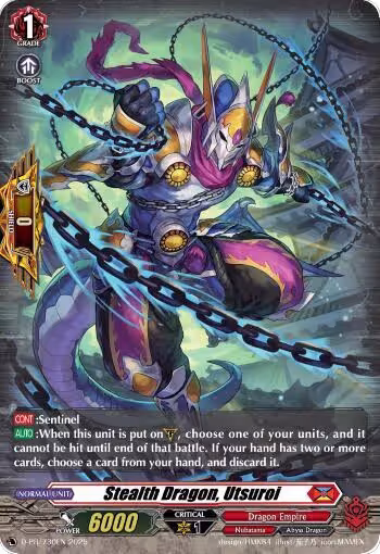 Stealth Dragon, Utsuroi (Foil) (D-PR/730EN), D Promo Cards — Vanguard card price