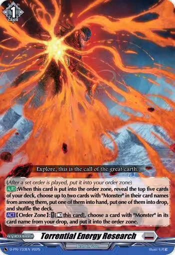 Torrential Energy Research (D-PR/733EN), D Promo Cards — Vanguard card price