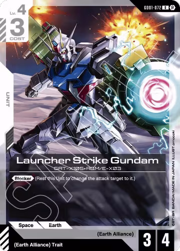 Launcher Strike Gundam (GD01-072), Edition Beta — Gundam card price