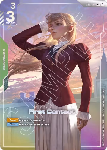 First Contact (U+) (GD01-107), Edition Beta — Gundam card price