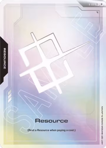 Resource (C+) (R-001), Edition Beta — Gundam card price
