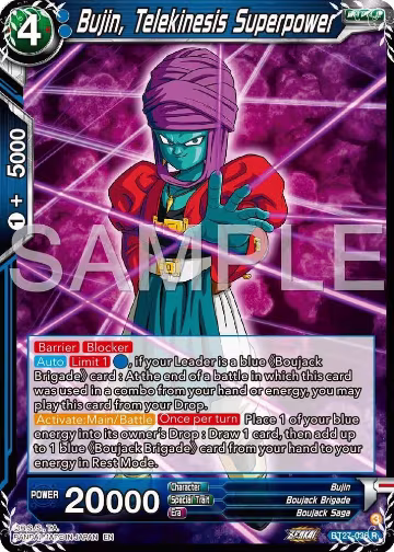 Bujin, Telekinesis Superpower (BT27-036), History of Z — DB Super card price