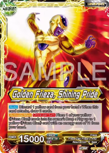 Frieza // Golden Frieza, Shining Pride (BT27-065), History of Z — DB Super card price