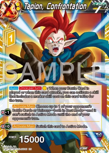 Tapion, Confrontation (BT27-067), History of Z — DB Super card price