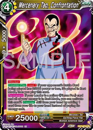 Mercenary Tao, Confrontation (BT27-073), History of Z — DB Super card price