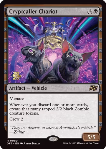 Cryptcaller Chariot (80), Prerelease Cards — Magic card price