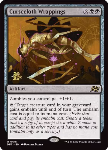 Cursecloth Wrappings (81), Prerelease Cards — Magic card price