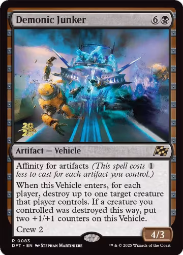 Demonic Junker (83), Prerelease Cards — Magic card price