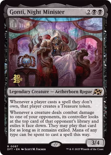 Gonti, Night Minister (87), Prerelease Cards — Magic card price