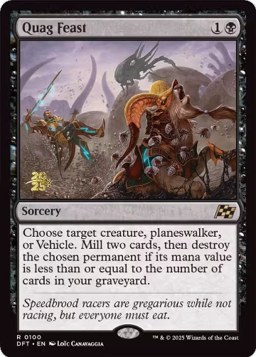 Quag Feast (100), Prerelease Cards — Magic card price