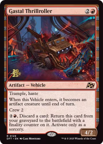 Gastal Thrillroller (129), Prerelease Cards — Magic card price