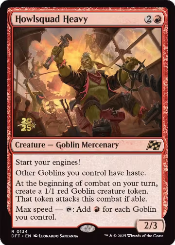 Howlsquad Heavy (134), Prerelease Cards — Magic card price
