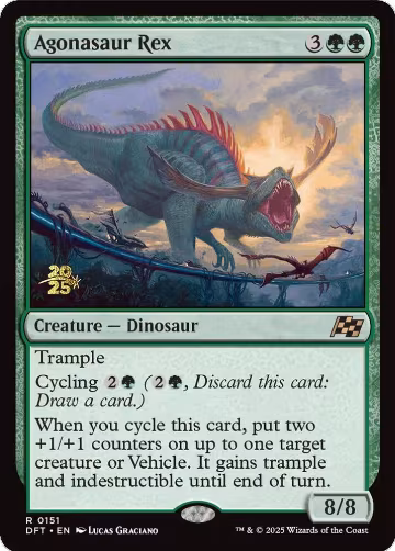 Agonasaur Rex (151), Prerelease Cards — Magic card price