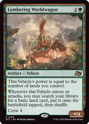 Lumbering Worldwagon (168), Prerelease Cards — Magic card price
