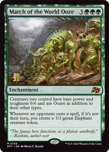 March of the World Ooze (169), Prerelease Cards — Magic card price