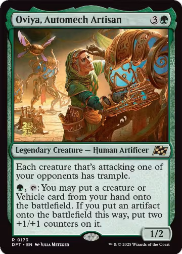 Oviya, Automech Artisan (173), Prerelease Cards — Magic card price
