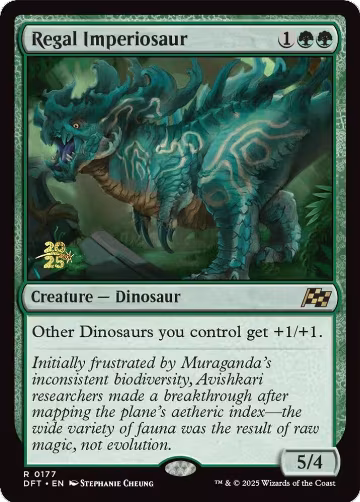 Regal Imperiosaur (177), Prerelease Cards — Magic card price