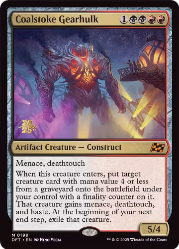 Coalstoke Gearhulk (198), Prerelease Cards — Magic card price