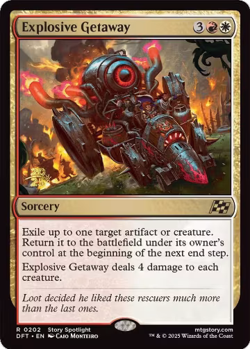 Explosive Getaway (202), Prerelease Cards — Magic card price