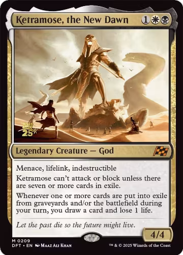 Ketramose, the New Dawn (209), Prerelease Cards — Magic card price