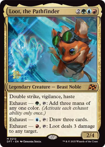 Loot, the Pathfinder (212), Prerelease Cards — Magic card price