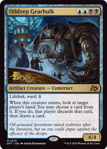 Oildeep Gearhulk (215), Prerelease Cards — Magic card price