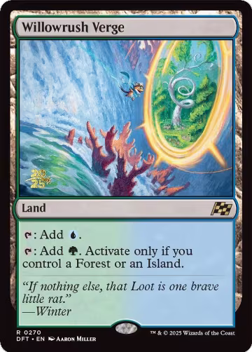 Willowrush Verge (270), Prerelease Cards — Magic card price