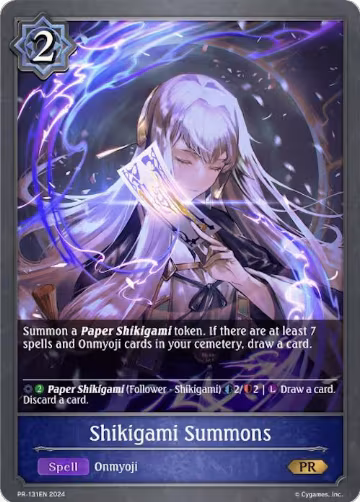 Shikigami Summons (PR-131EN), Shadowverse: Evolve Promo Cards — Shadowverse card price