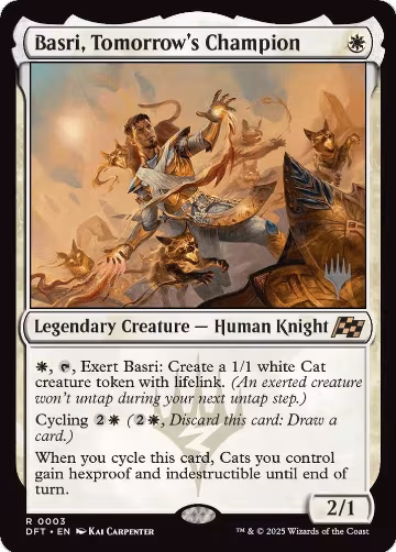 Basri, Tomorrow's Champion (3), Promo Pack: Aetherdrift — Magic card price
