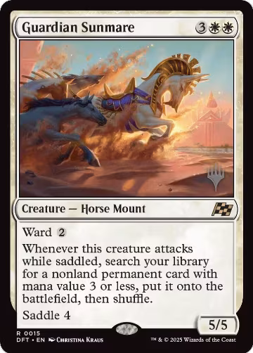 Guardian Sunmare (15), Promo Pack: Aetherdrift — Magic card price