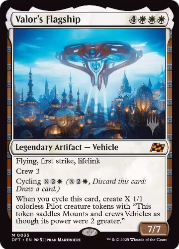 Valor's Flagship (35), Promo Pack: Aetherdrift — Magic card price