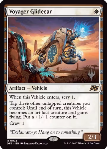 Voyager Glidecar (36), Promo Pack: Aetherdrift — Magic card price