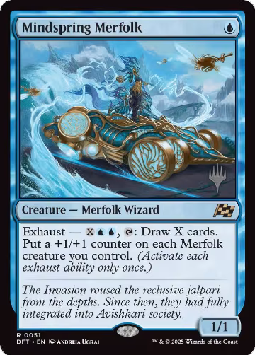Mindspring Merfolk (51), Promo Pack: Aetherdrift — Magic card price