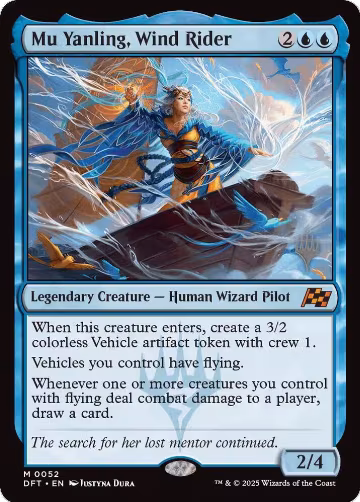 Mu Yanling, Wind Rider (52), Promo Pack: Aetherdrift — Magic card price