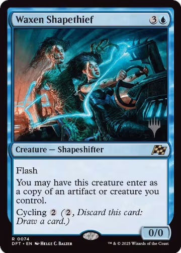 Waxen Shapethief (74), Promo Pack: Aetherdrift — Magic card price