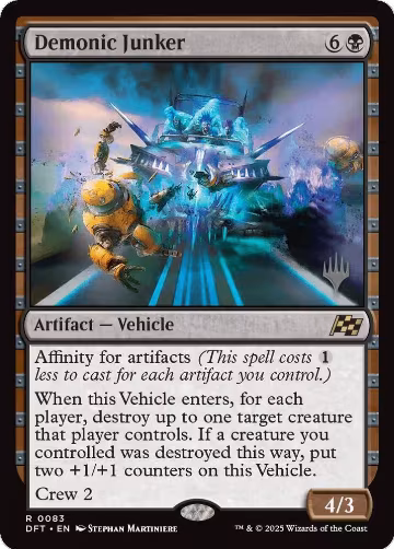 Demonic Junker (83), Promo Pack: Aetherdrift — Magic card price