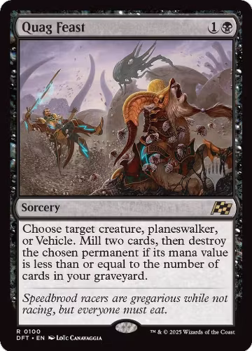 Quag Feast (100), Promo Pack: Aetherdrift — Magic card price