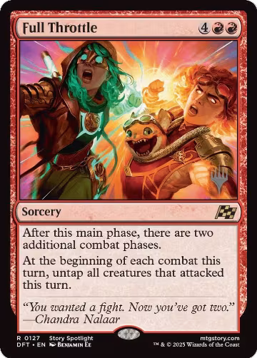 Full Throttle (127), Promo Pack: Aetherdrift — Magic card price