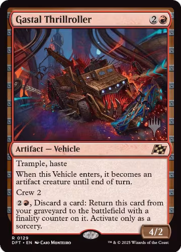 Gastal Thrillroller (129), Promo Pack: Aetherdrift — Magic card price