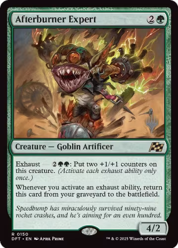 Afterburner Expert (150), Promo Pack: Aetherdrift — Magic card price