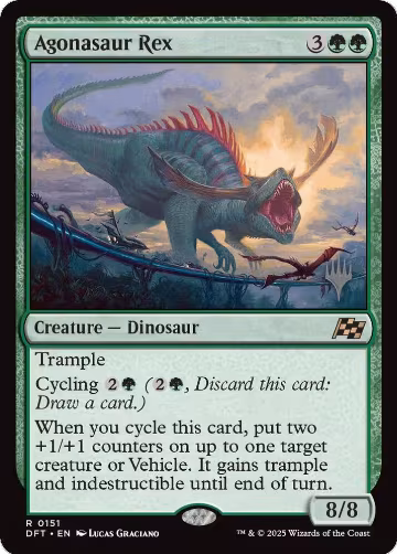 Agonasaur Rex (151), Promo Pack: Aetherdrift — Magic card price