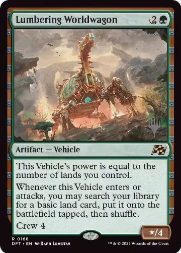 Lumbering Worldwagon (168), Promo Pack: Aetherdrift — Magic card price
