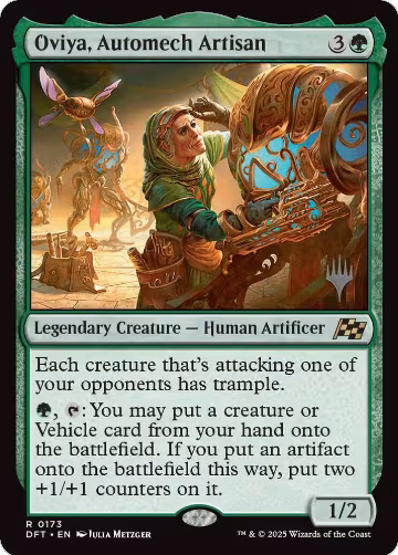Oviya, Automech Artisan (173), Promo Pack: Aetherdrift — Magic card price